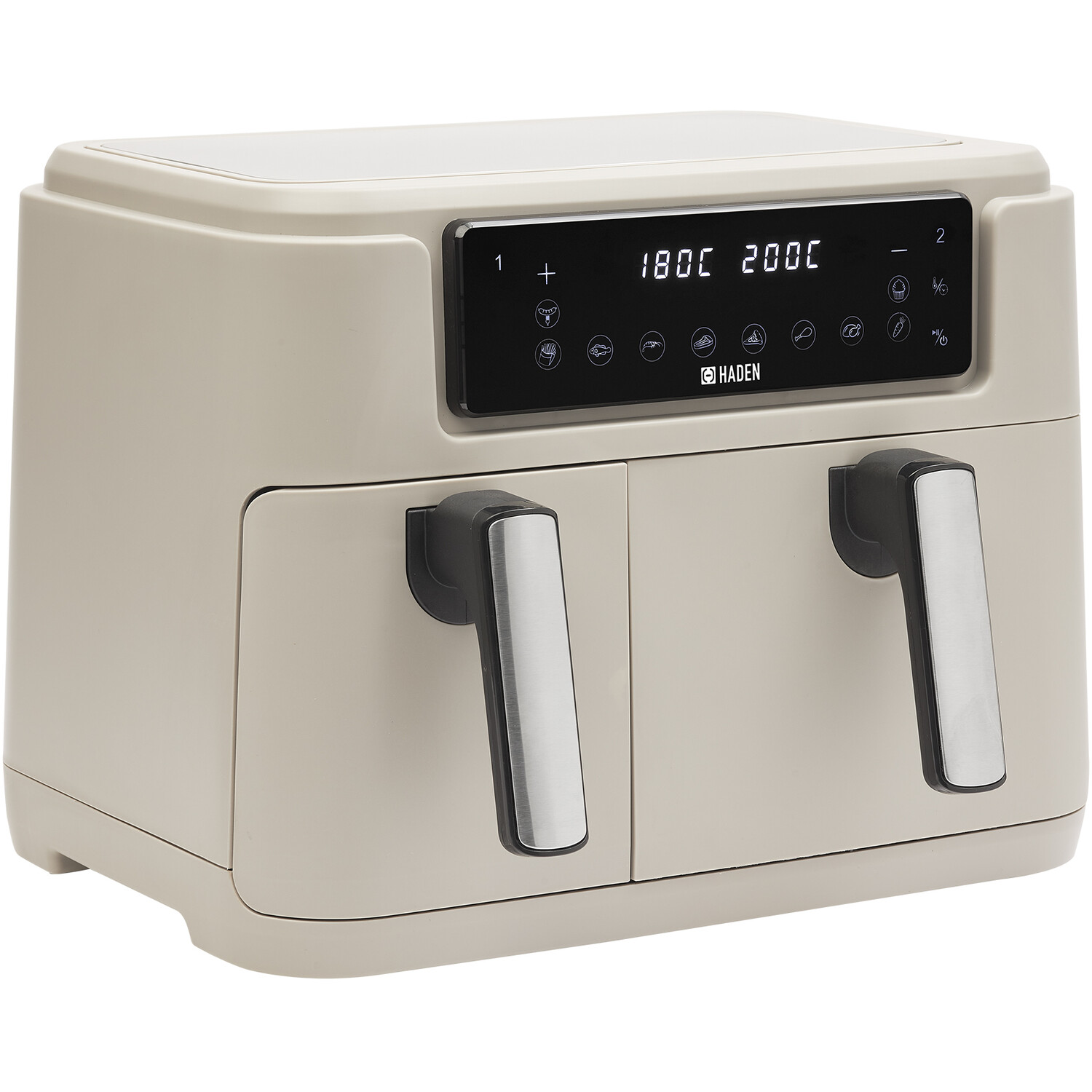 Haden 9.5L Dual Basket Air Fryer - Putty Image 6