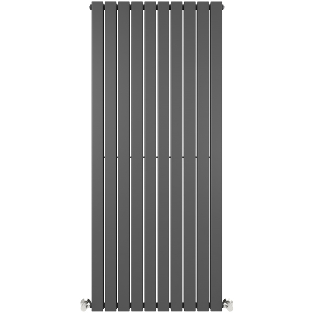Anthracite 10465 BTU Double Flat Panel Vertical Column Radiator 1800 x 680mm Image 3
