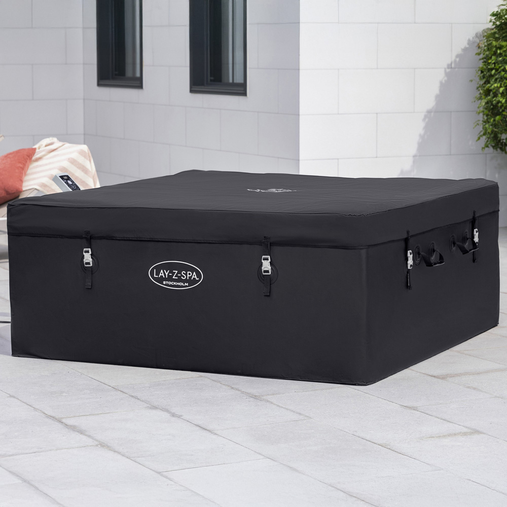 Lay-Z-Spa Stockholm ThermaCore UltraFit AirJet 6 Person Smart Portable Foam Hot Tub 170 x 65cm Image 6