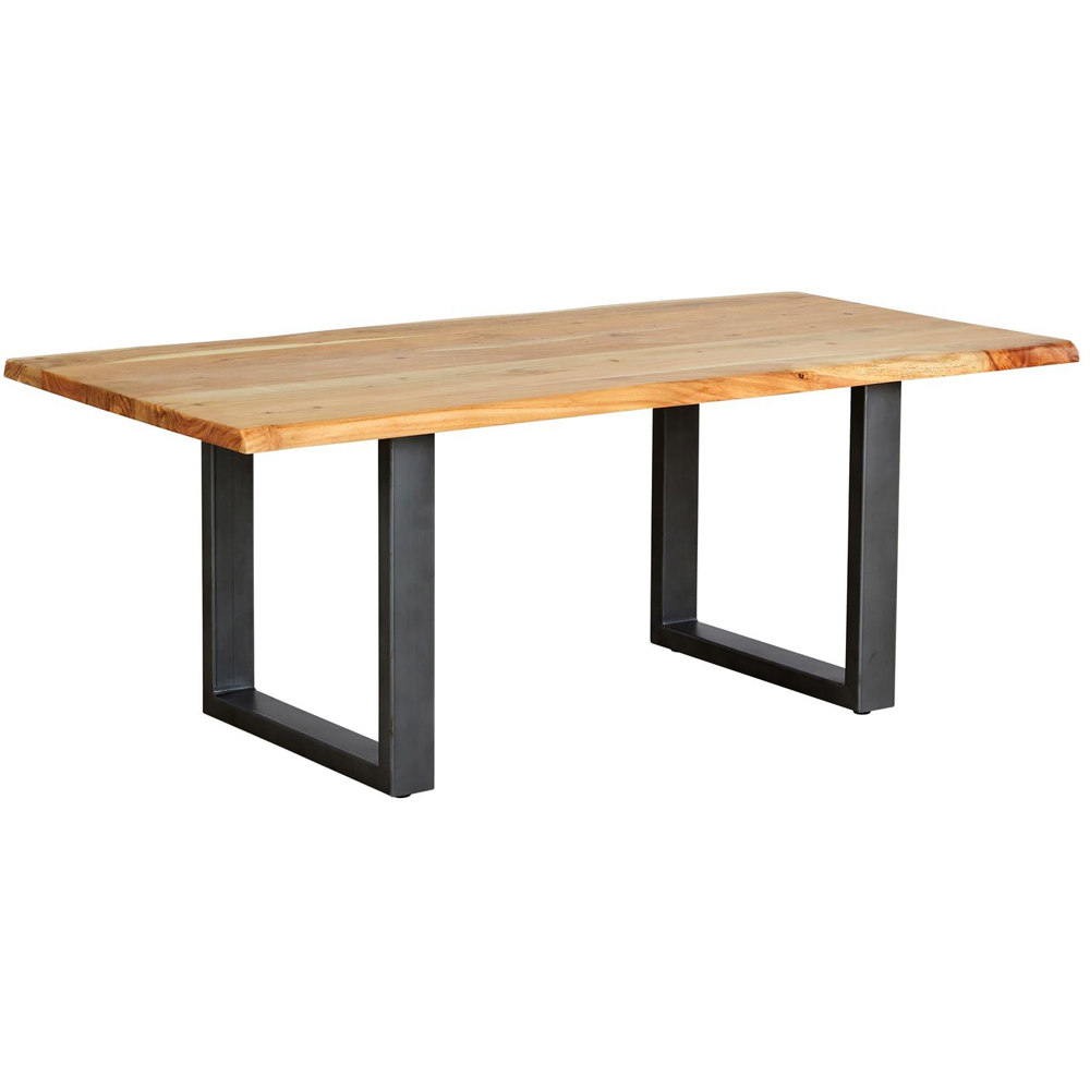 Home Source Live Edge Acacia Top Coffee Table Image 2