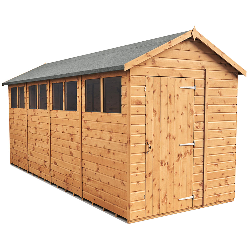 Empire Sheds 6 x 16ft Tongue and Groove Wooden Apex Garden Shed Image 1
