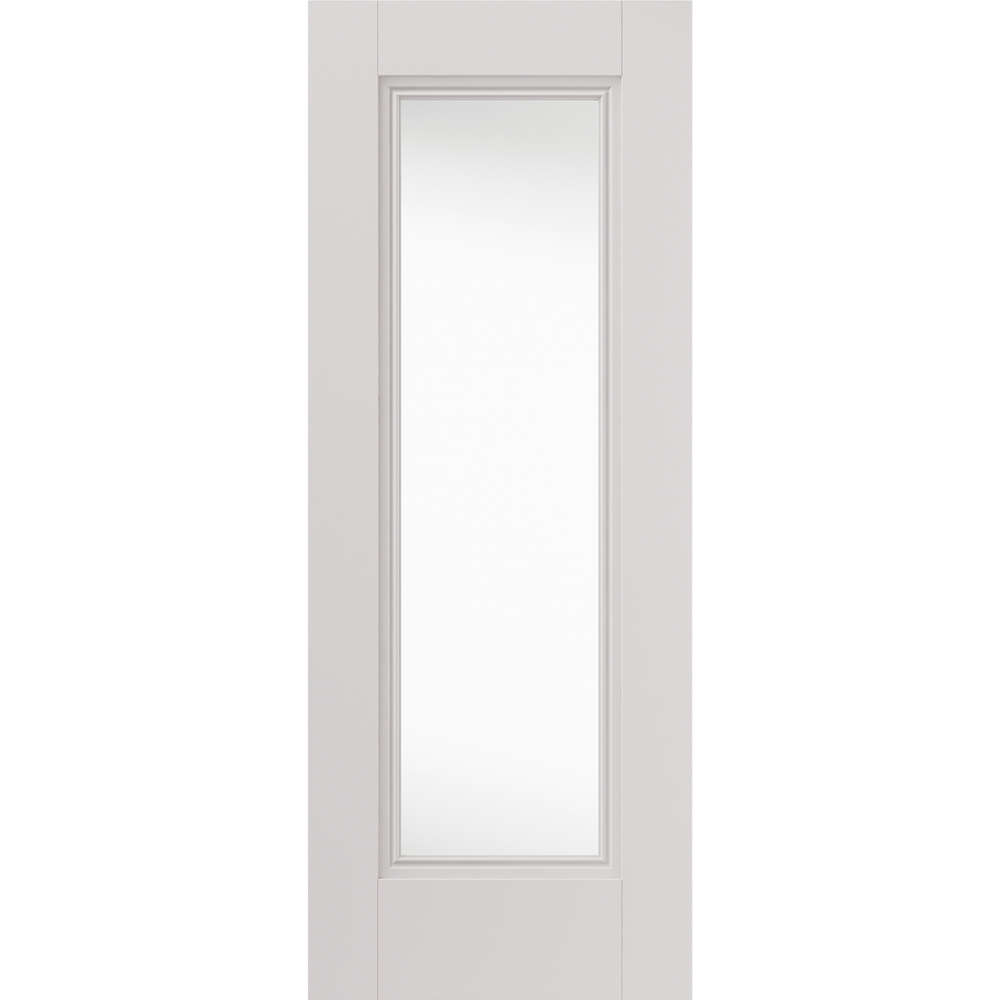 JB Kind Belton White Primed Glazed Internal Door 1981 x 762mm Image 1