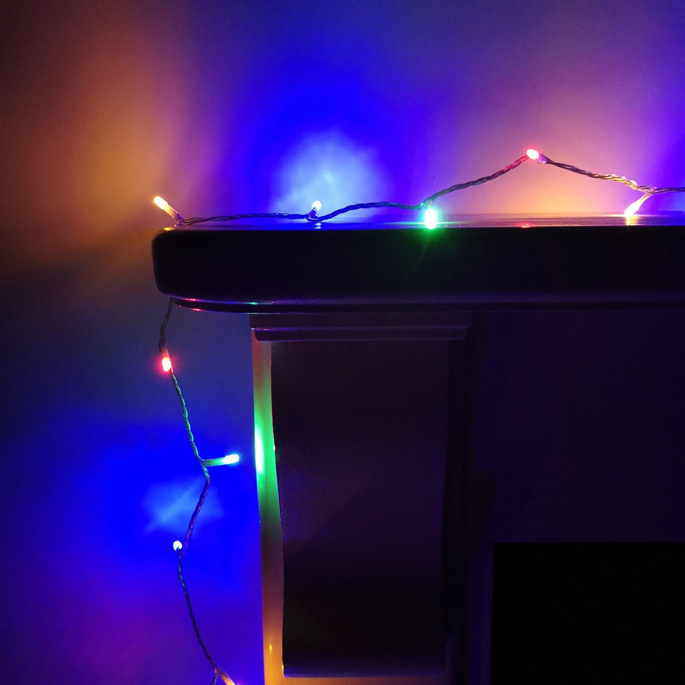Premier 200 Multicolour LED Multi-Function Clear String Light 16m Image 8