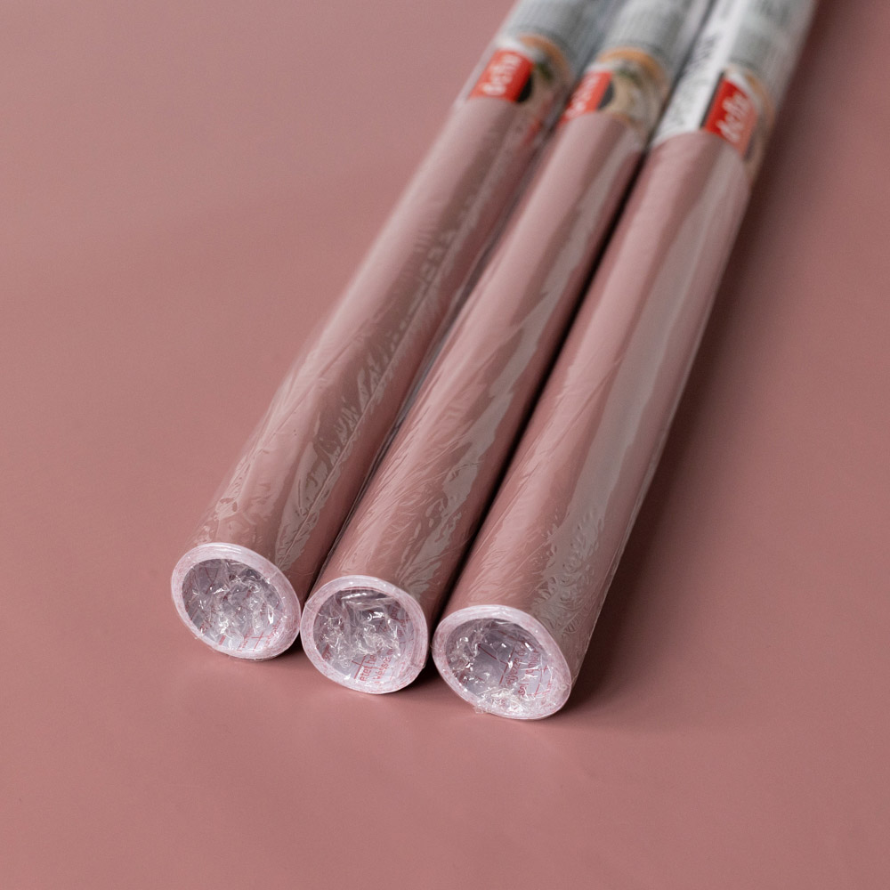 d-c-fix Matt Ash Rose Pink Sticky Back Plastic Vinyl Wrap Film 67.5cm x 2m 3 Pack Image 2