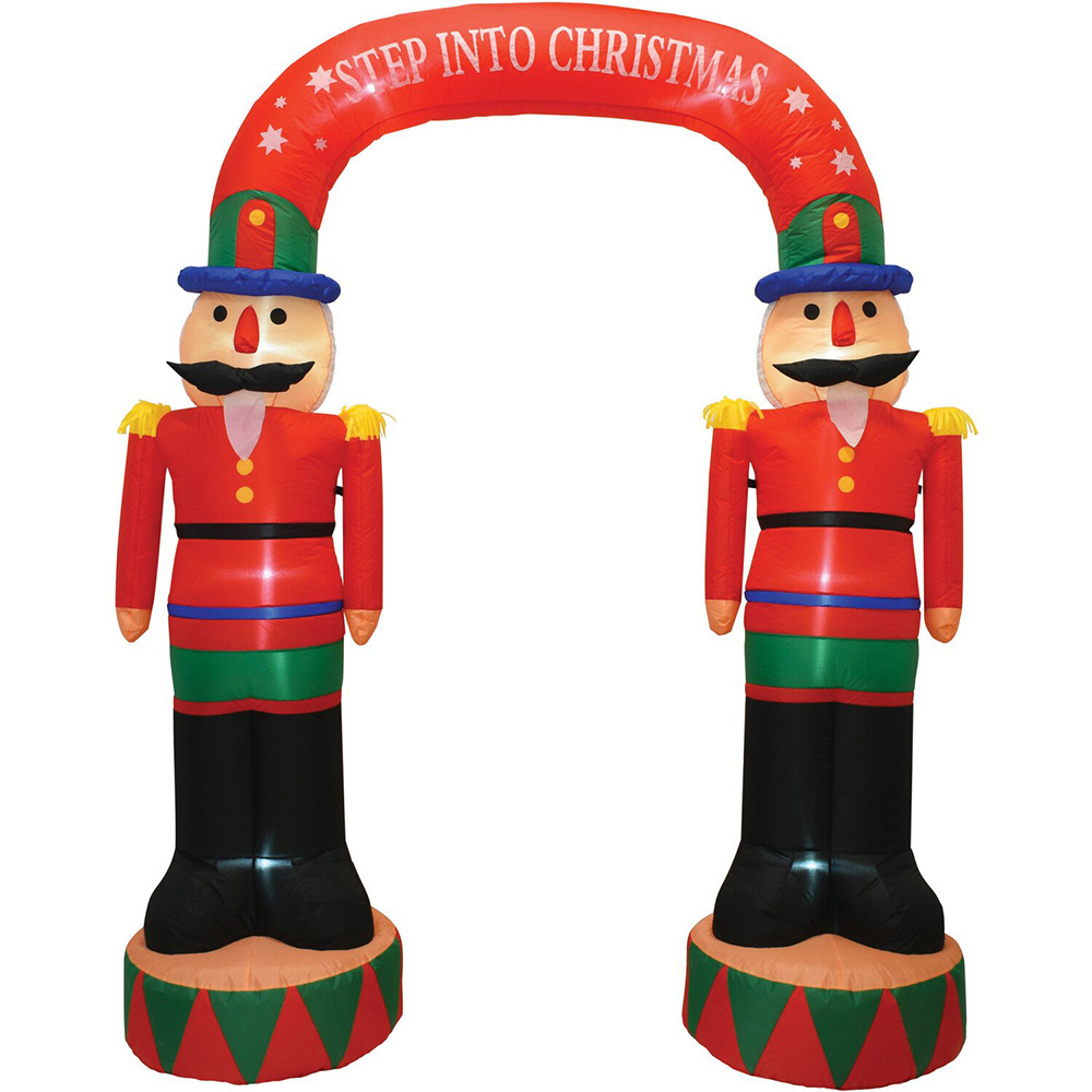 Inflatable Nutcracker Arch Red Image 3