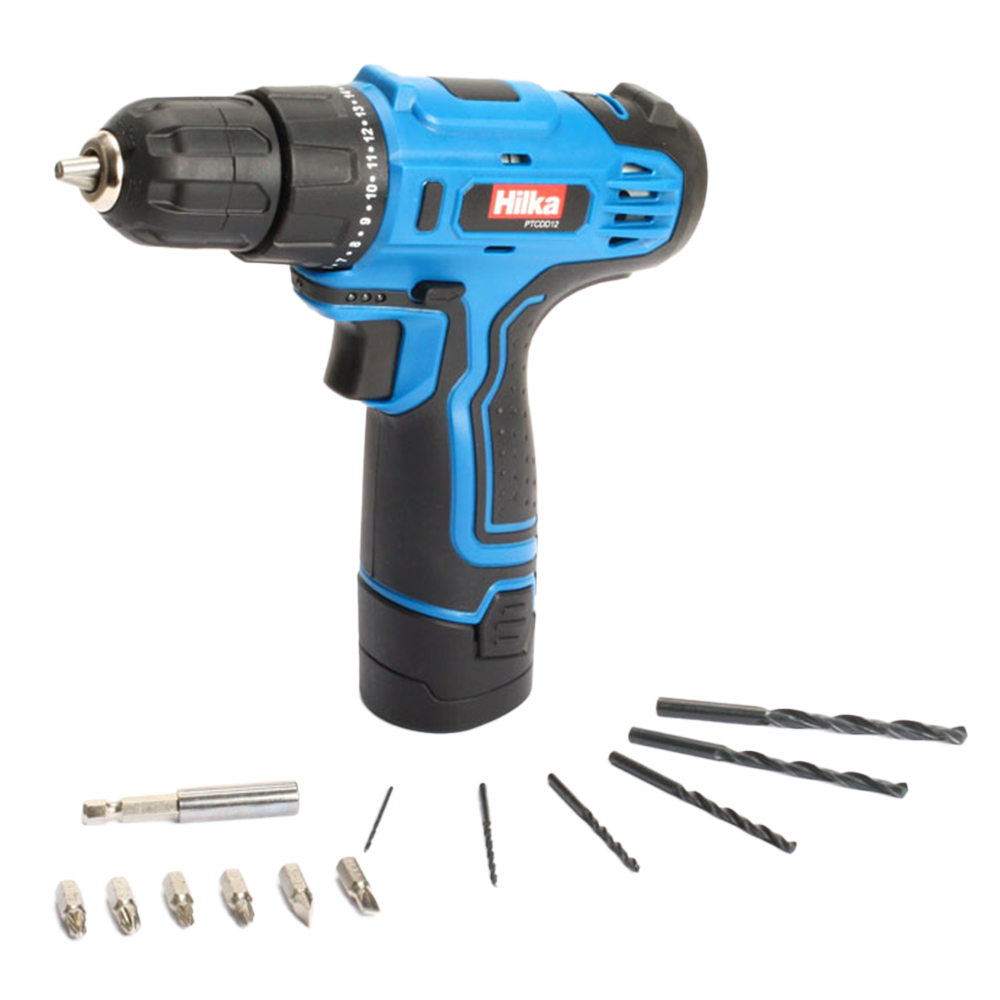 Hilka 12V Lithium-Ion Cordless Drill Driver Image 2