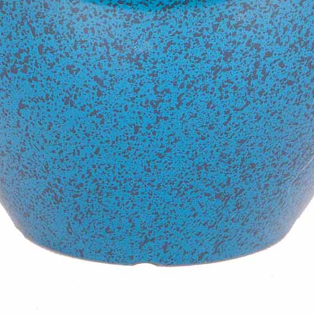 YouGarden Mottled Blue Ceramic Look Plastic Planter 39.5cm Image 4