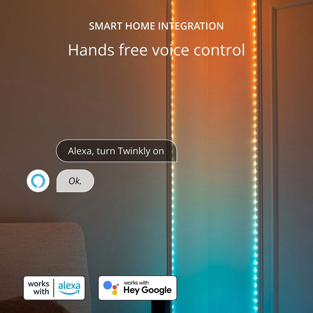 Twinkly Dots 400 RGB LED Smart Black Cable String Light 20m Image 2