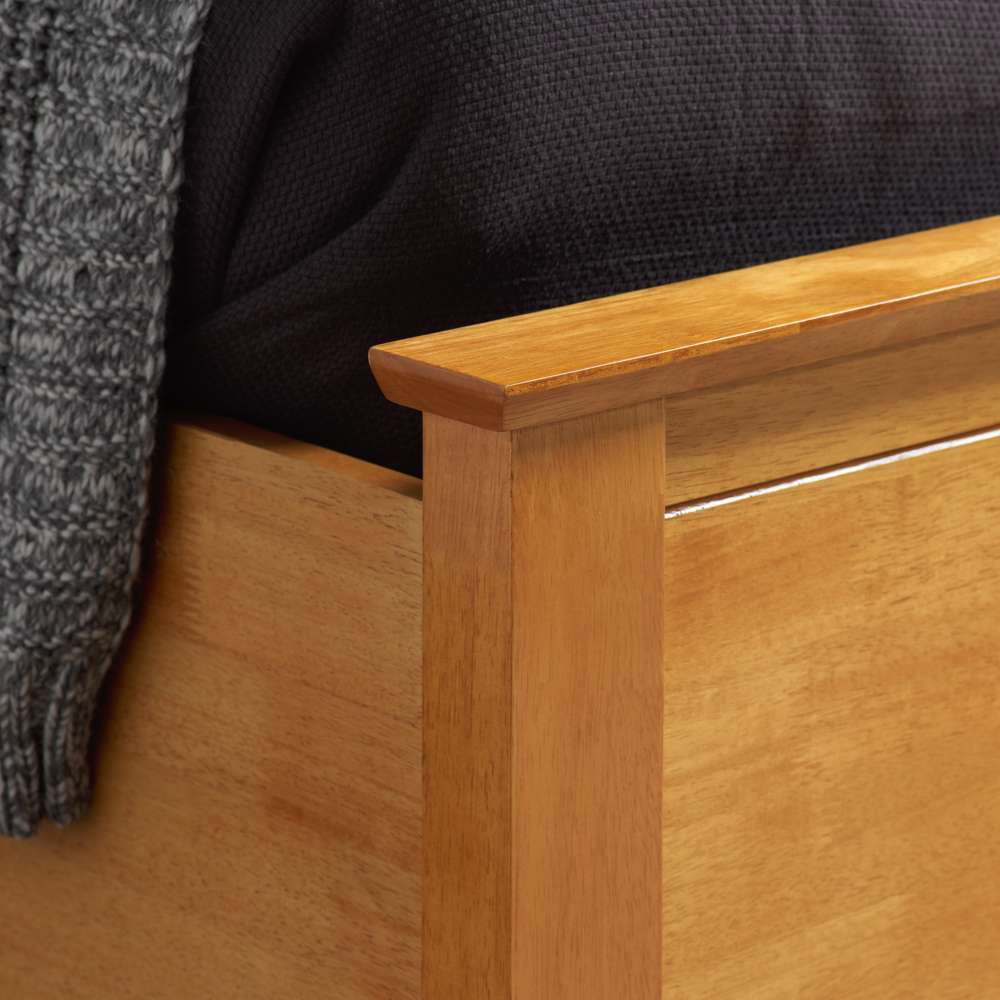 Phoenix Double Brown Ottoman Bed Image 7