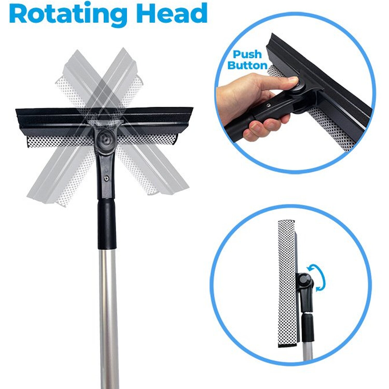 Simply Auto Telescopic Squeegee Black Image 6