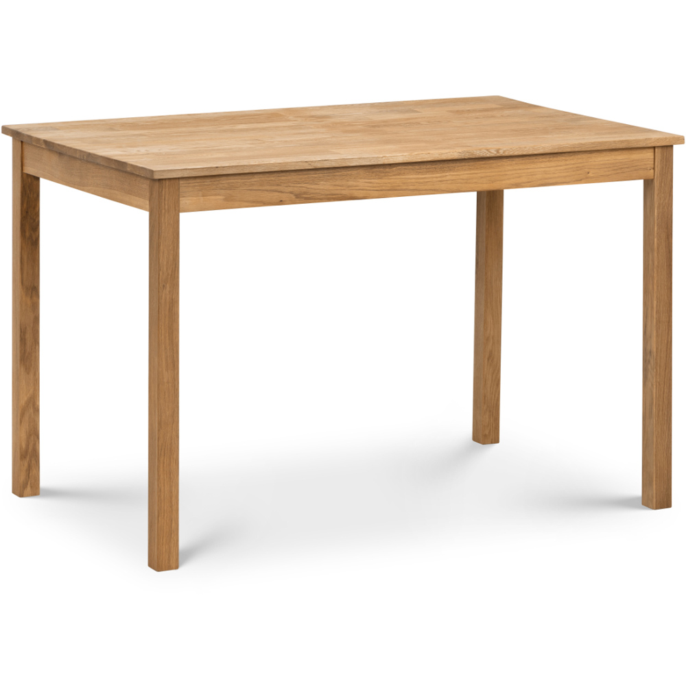 Julian Bowen Coxmoor 4 Seater Rectangular Dining Table Oak Image 2