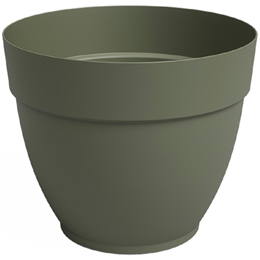 Artevasi Capri Campana Dry Green Round Plastic Plant Pot 40cm Image 1