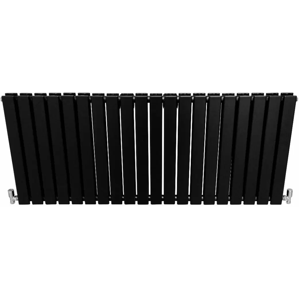 MonsterShop Black Flat Radiator 600 x 1400mm Image 3