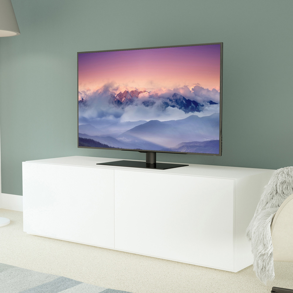 AVF Universal Black Swivel Table Top TV Stand Image 6