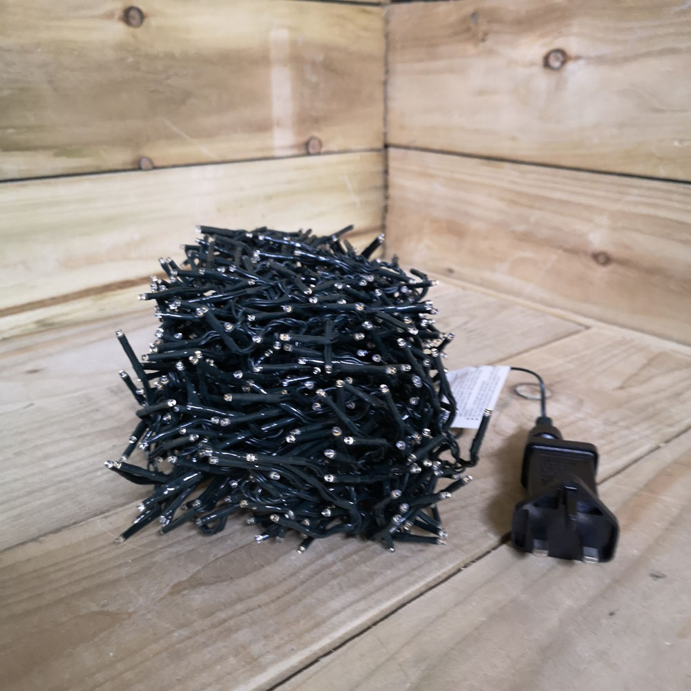 Premier ClusterBrights 960 Cool and Warm White LED Christmas Cluster Light 12.4m Image 3