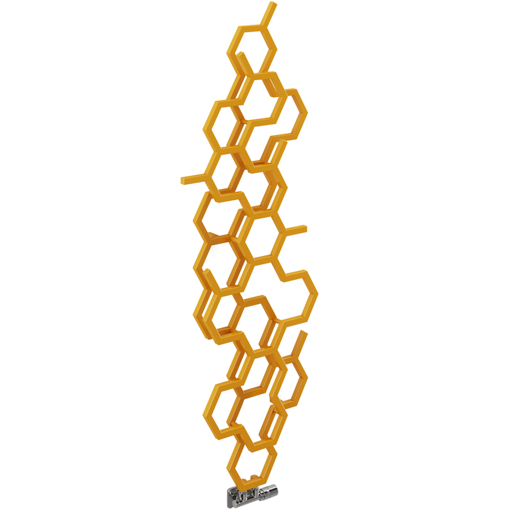 Terma Hex 1708 BTU Mustard Radiator 1700 x 573mm Image 1