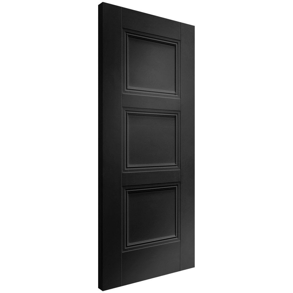 Elegance Ripley Black Fully Finished FD30 Internal Fire Door 1981 x 686 x 44mm Image 3