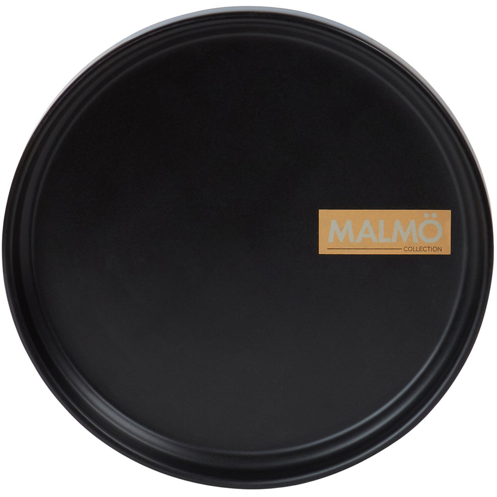 Malmo Stacking Side Plate - Black Image 1