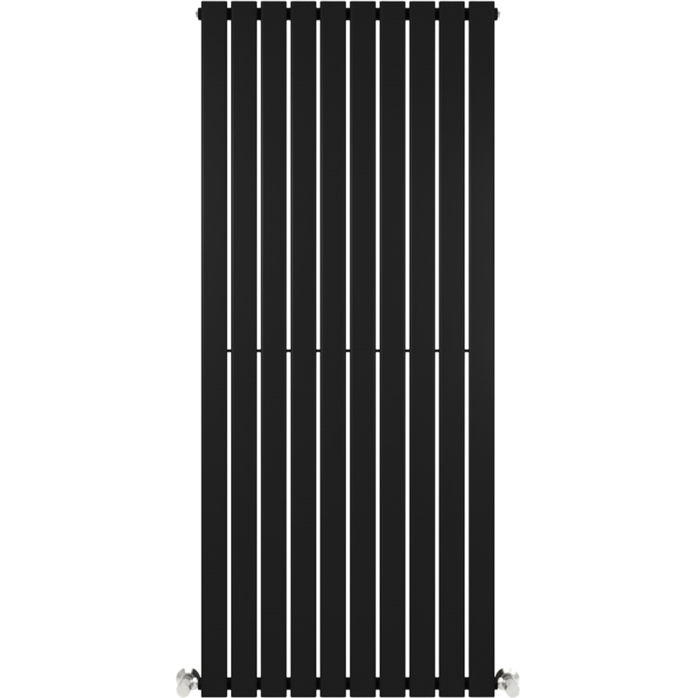 Black 4402 BTU Single Flat Panel Vertical Column Radiator 1800 x 680mm Image 3