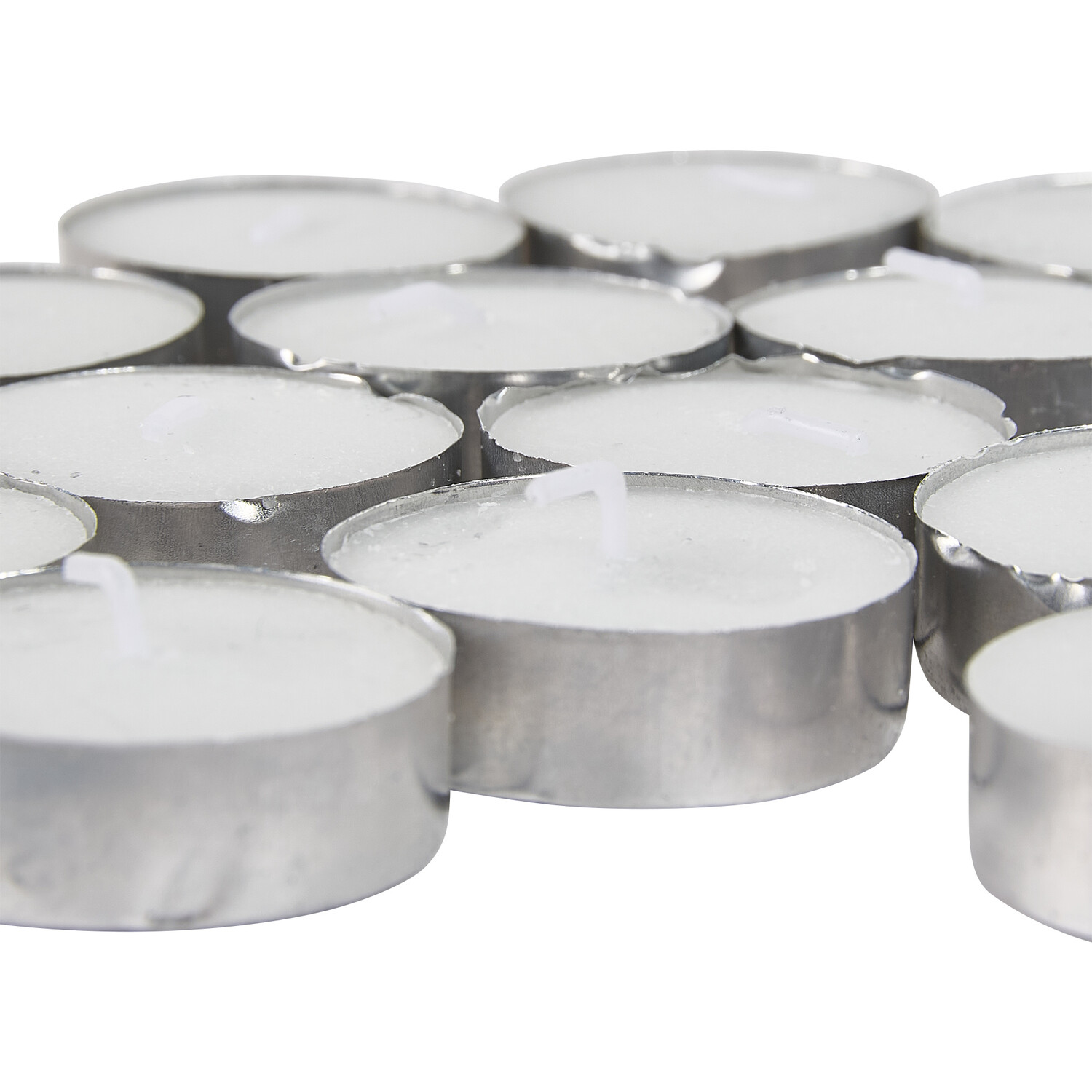 Unscented Tealights - White / 100 Image 3