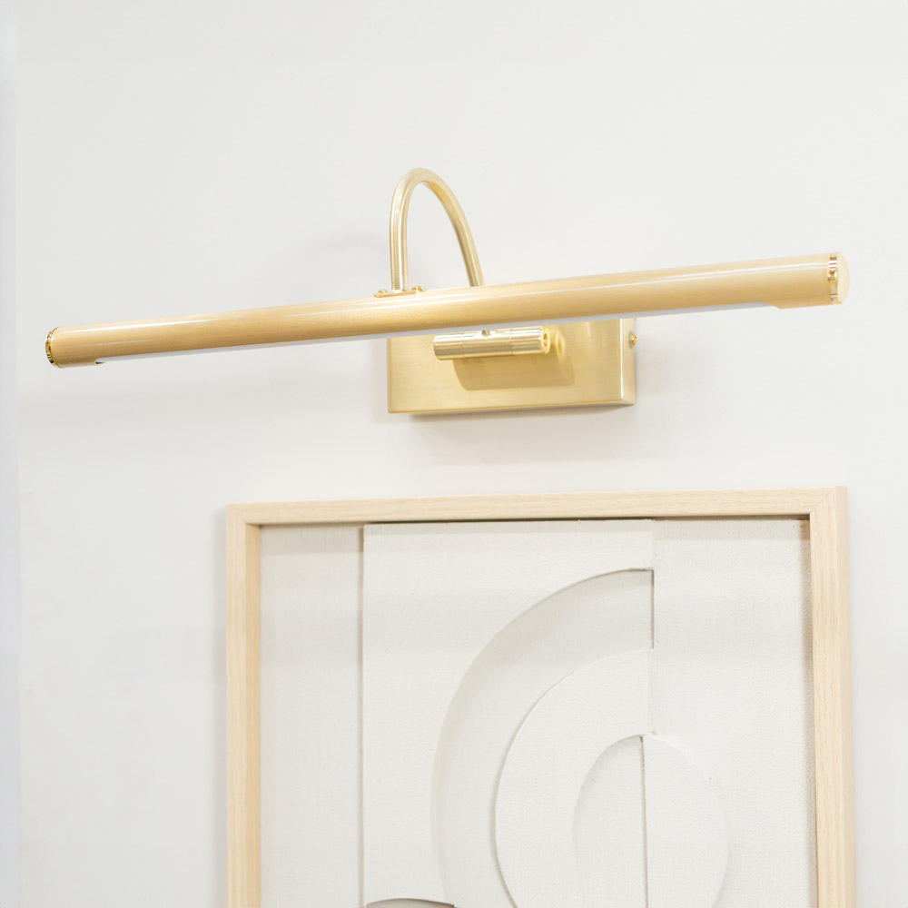 ValueLights Alana Brushed Gold LED Wall Light Image 2