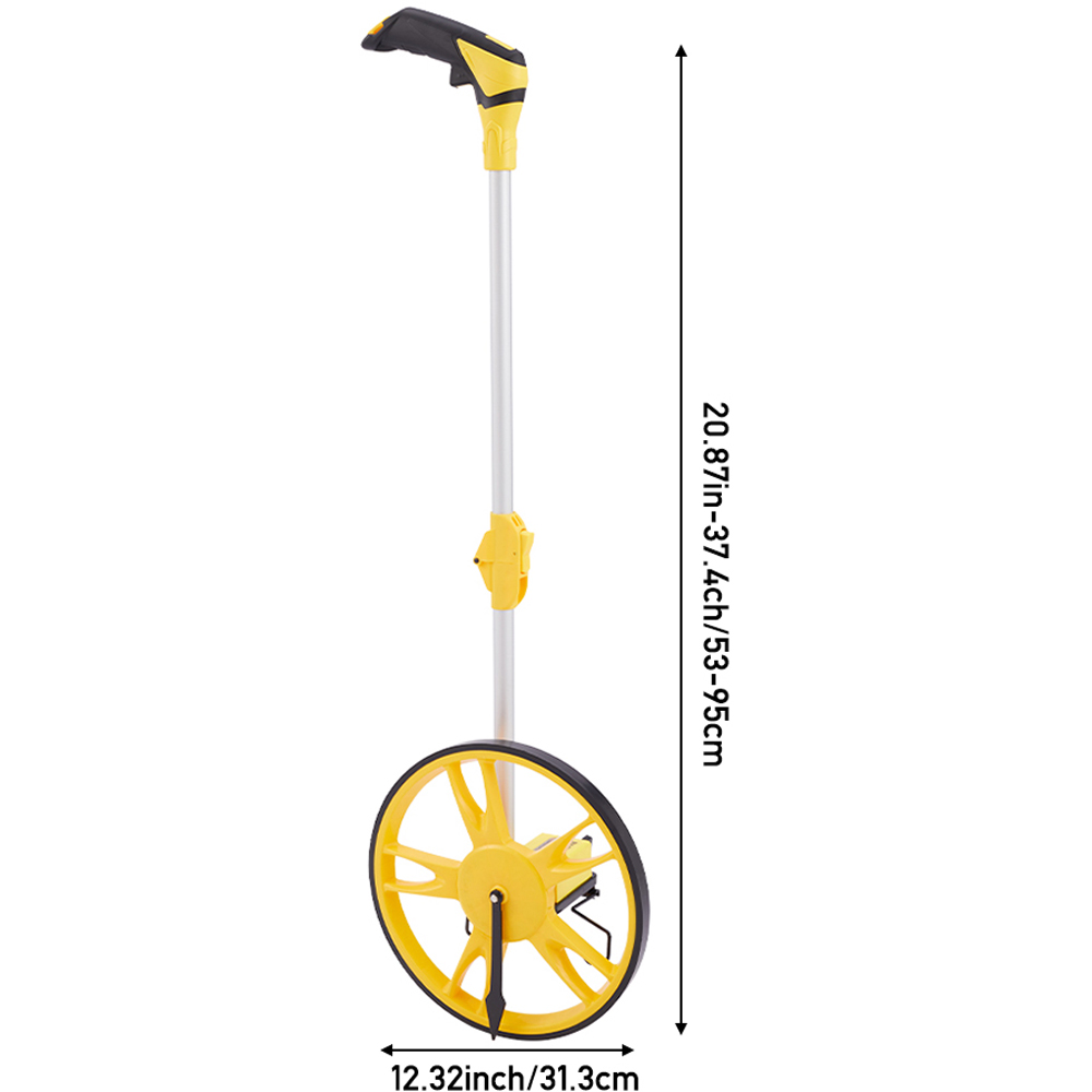 Living and Home Foldable Rolling Measuring Wheel with Tape Image 8