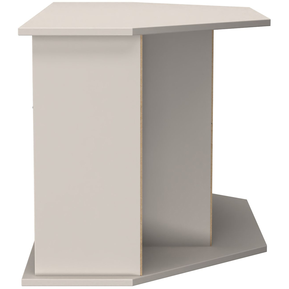 Crowndale Bora Single Drawer 5 Shelf Gold Craft Oak and Kashmir Corner TV Unit Ready Assembled Image 3