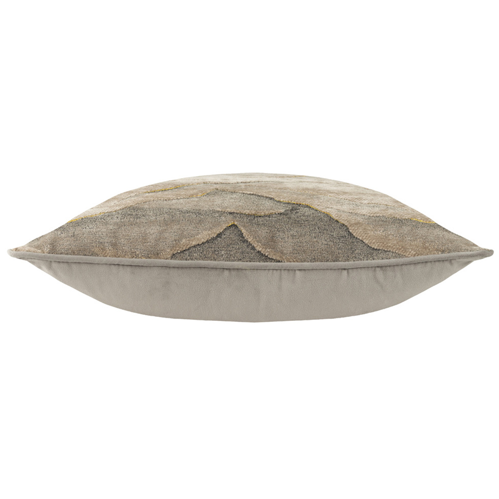Paoletti Stratus Taupe Jacquard Cushion Image 4
