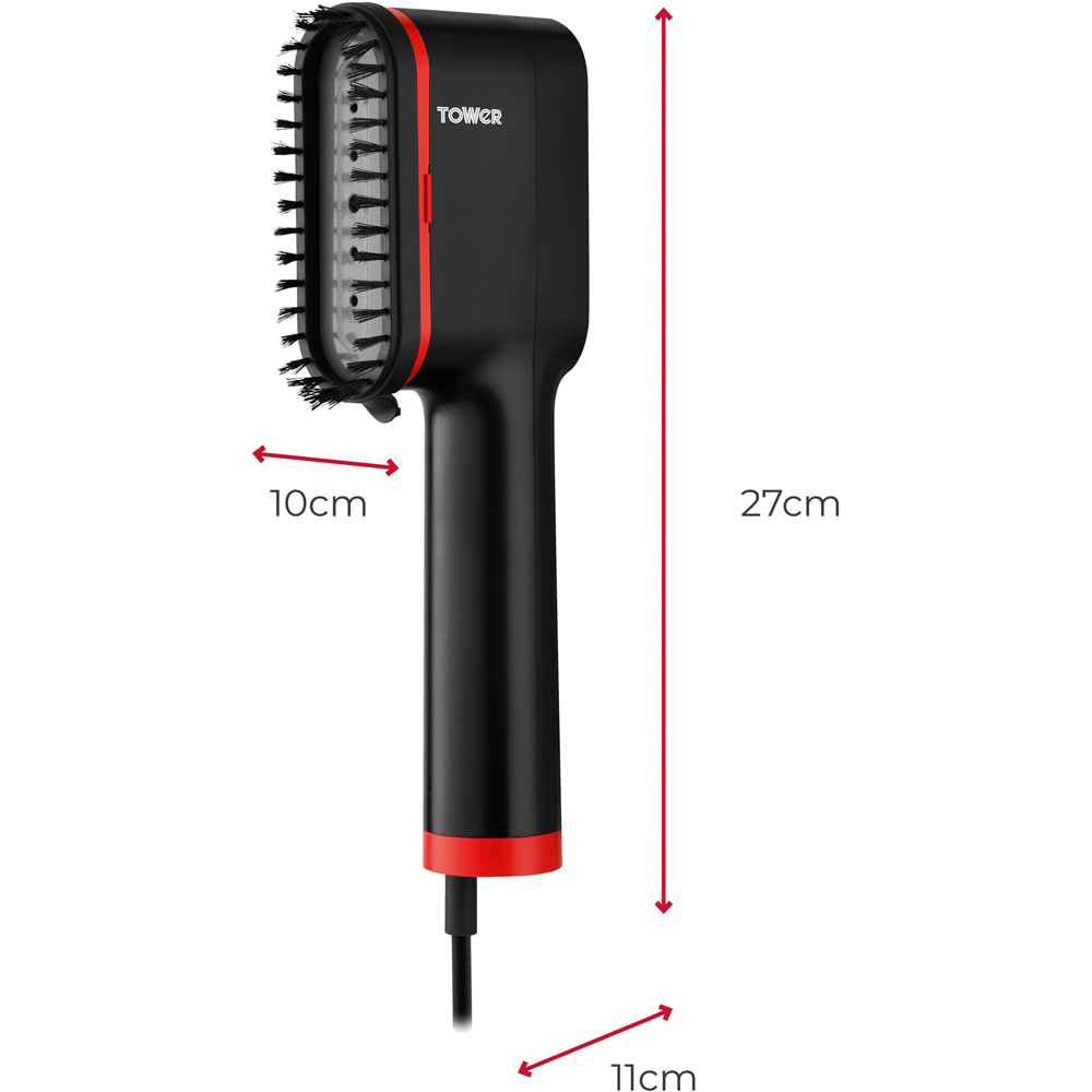 Tower Red and Black Digital Handheld Garment Steamer Image 9