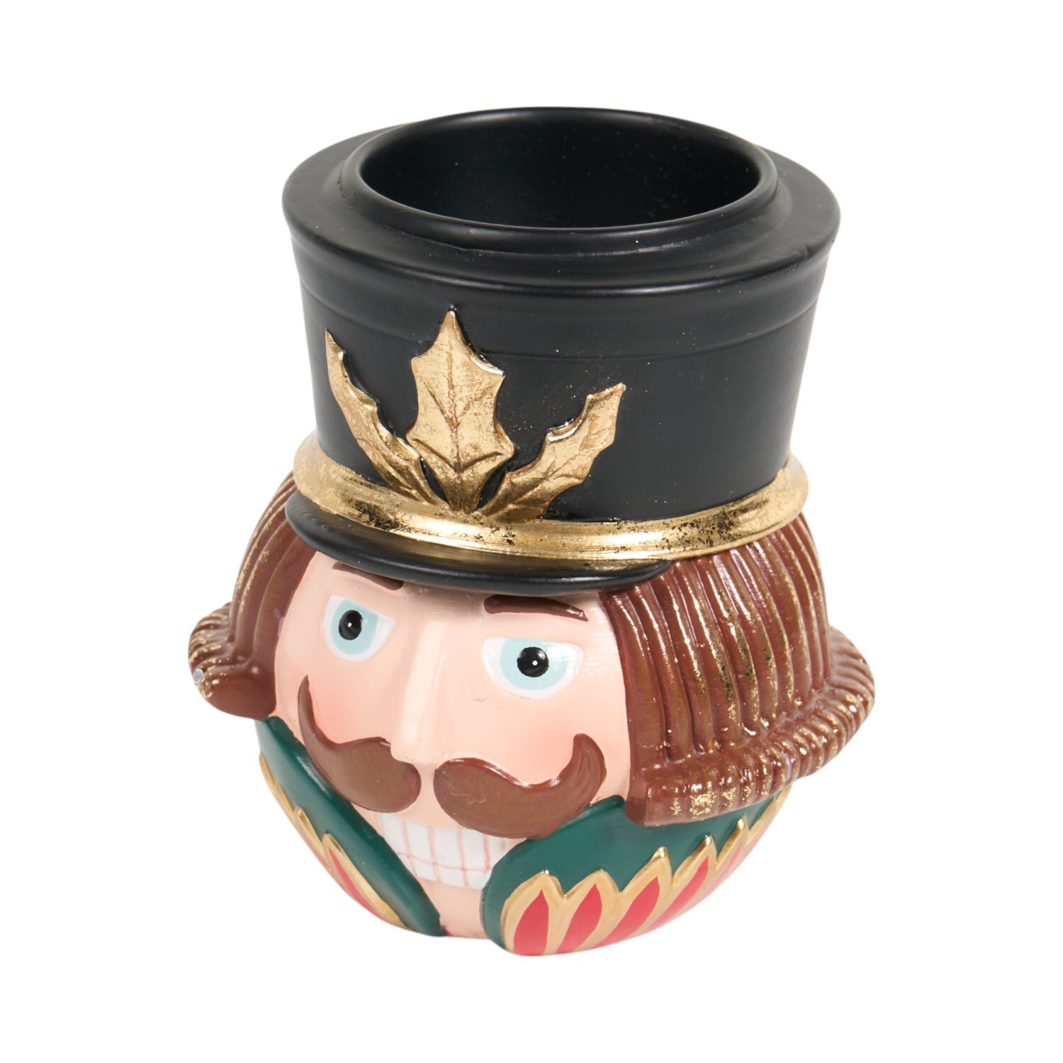 Set of 3 Nutcracker Tealight Holders Multicolour Image 3