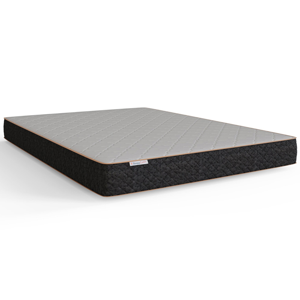 GFW King Size Black Faux Leather End Lift Ottoman Bed with Memory Pocket Spring Mattress Image 2