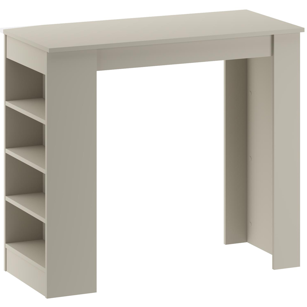Decortie Swallow Sandstone Bar Table with Storage Shelves Image 2