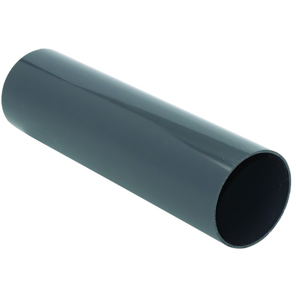 FloPlast Round Downpipe Anthracite Grey 68mm x 2.5m Image 4