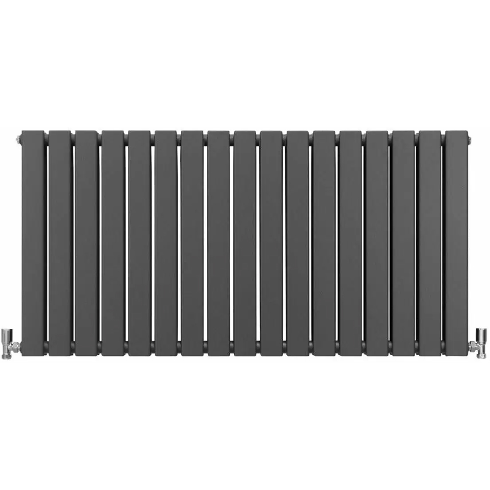 MonsterShop Anthracite Grey Flat Radiator 600 x 1190mm Image 2