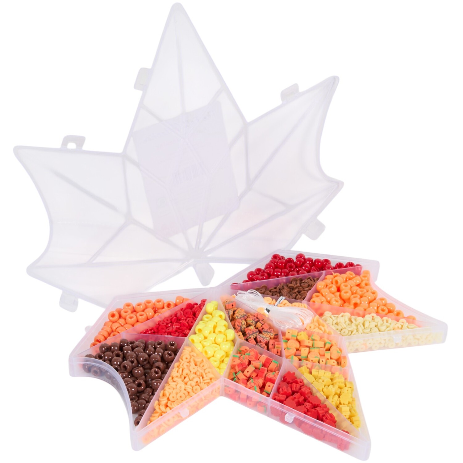 Autumn Leaf Bead Kit Multicolour Image 4