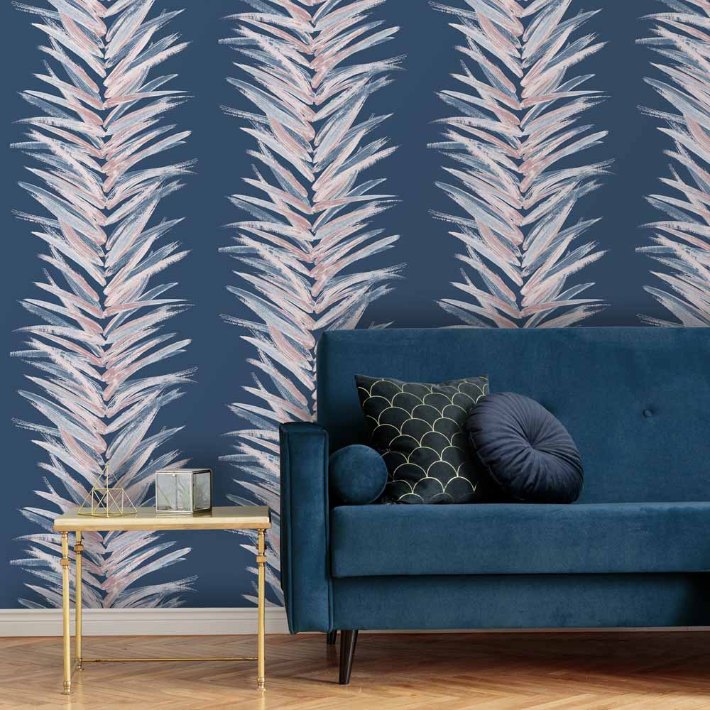 Muriva Dhara Blue Wallpaper Image 4