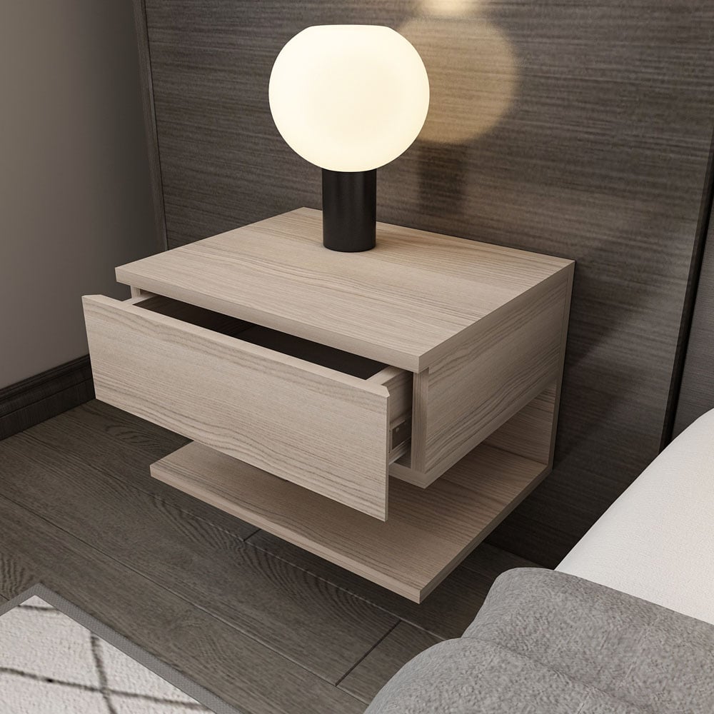 Decorotika Vivid Cordoba Minimalist Floating Nightstand Image 5