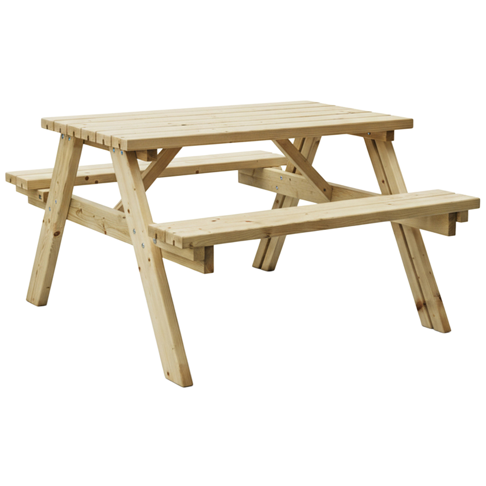 AMATA Ungurs 6 Seater Green Classic Picnic Table Image 2