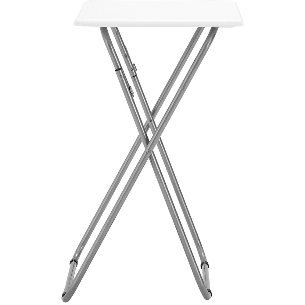 Premier Housewares White Folding Side Table Image 3