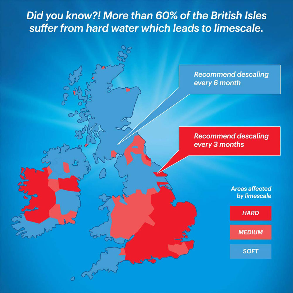 Oust Powerful All Purpose Descaler Limescale Remover 3 Sachets 12 Pack Image 4