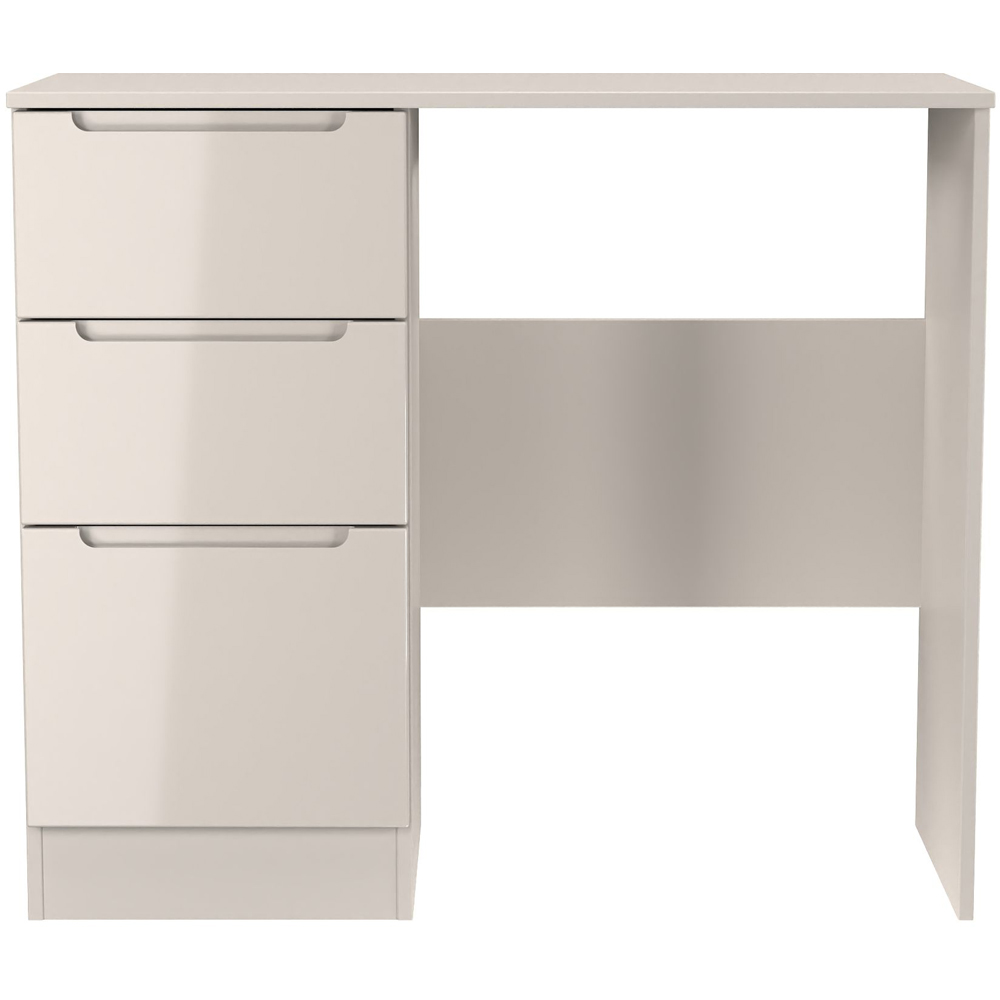 Crowndale Milan 3 Drawer Kashmir Gloss and Kashmir Dressing Table Ready Assembled Image 3