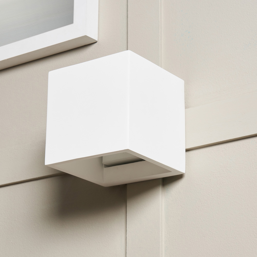 Inlight Purlie Paintable Plaster Up and Down Wall Light Image 6