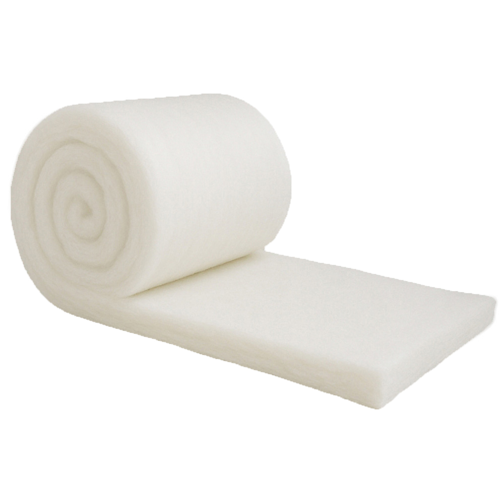 MHG Living White Non-Itch Polyester Thermal Lining Campervan Insulation Roll 8m x 570 x 110mm Image 1
