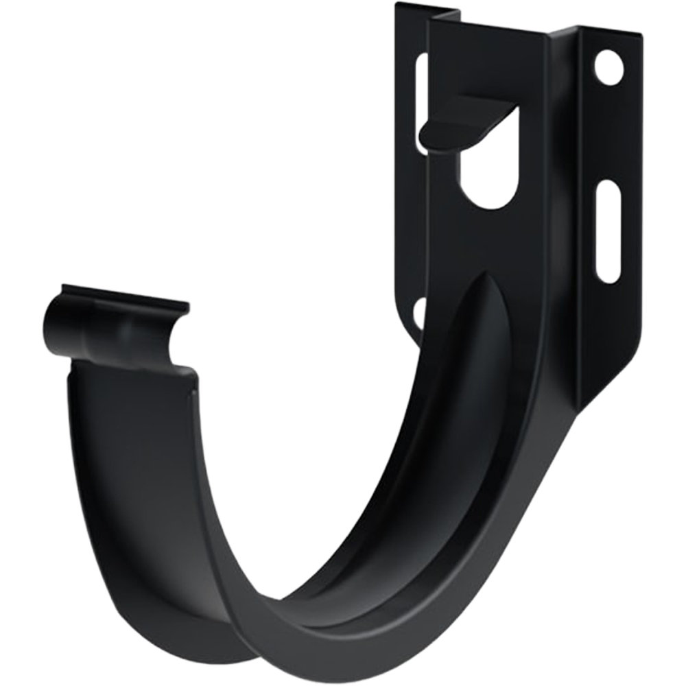 Galeco Steel Half Round Gutter Kit Black 135mm Image 3
