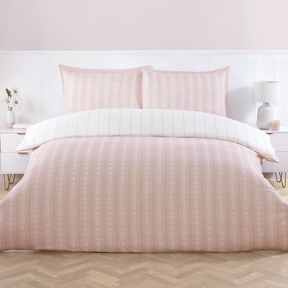 Florie Duvet Set - Blush / Double Image 1