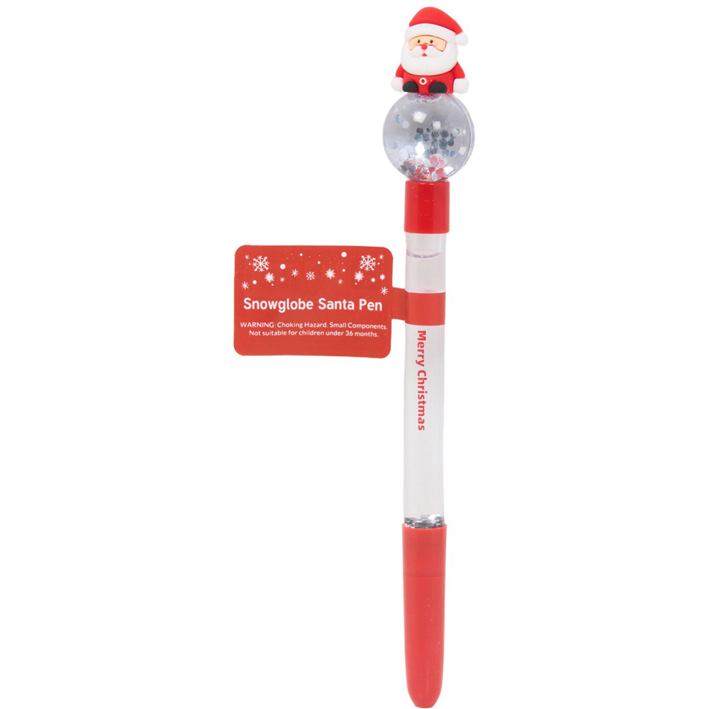 Snowglobe Santa Pen Image 2
