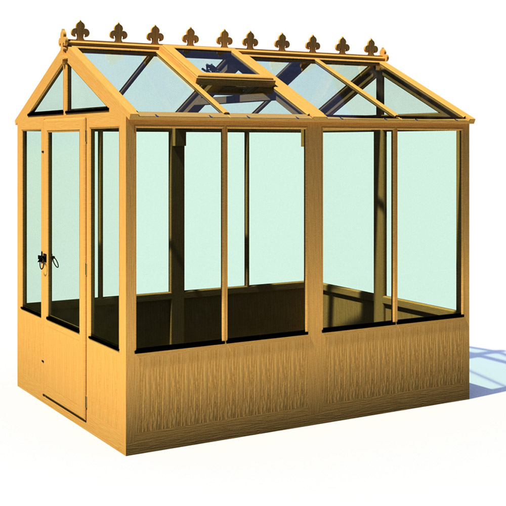 Shire Holkham Wooden 6 x 8ft Greenhouse Image 3