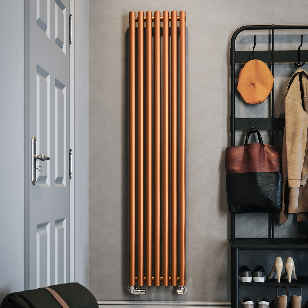 Terma Rolo Room 2735 BTU True Copper Radiator 1800 x 370mm Image 2