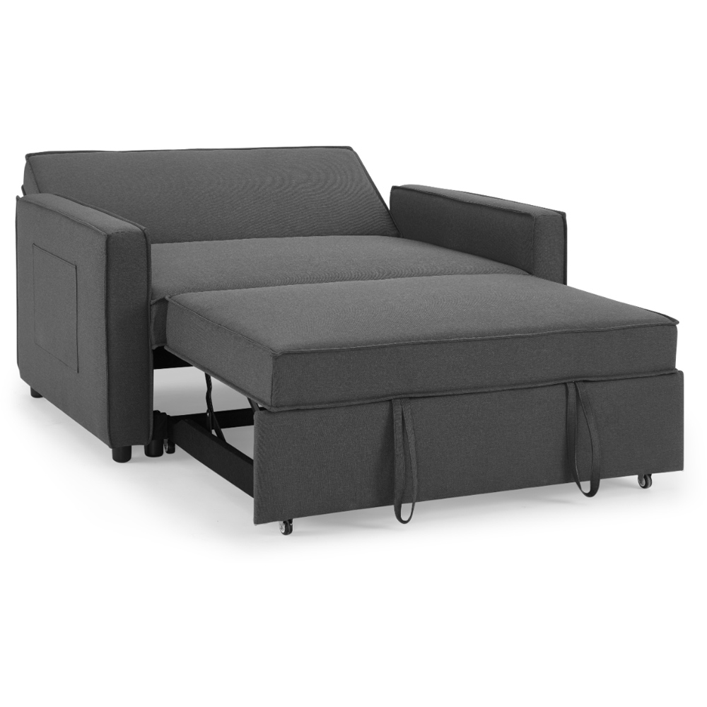 Home Detail Hugo Small Double Sleeper Dark Grey Pull Out Sofa Bed Image 6