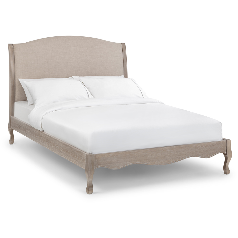 Julian Bowen Camille King Size Lime Oak Bed Image 3